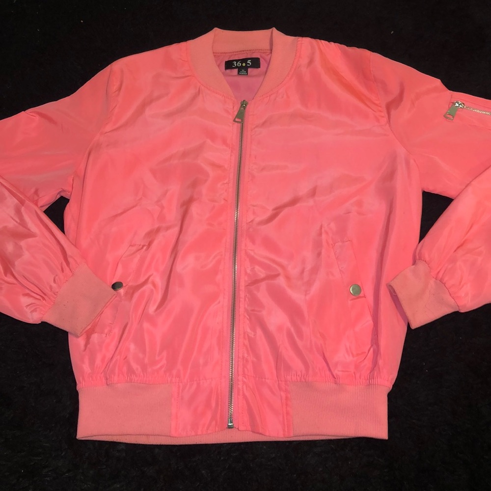 Pink Bomber Jacket